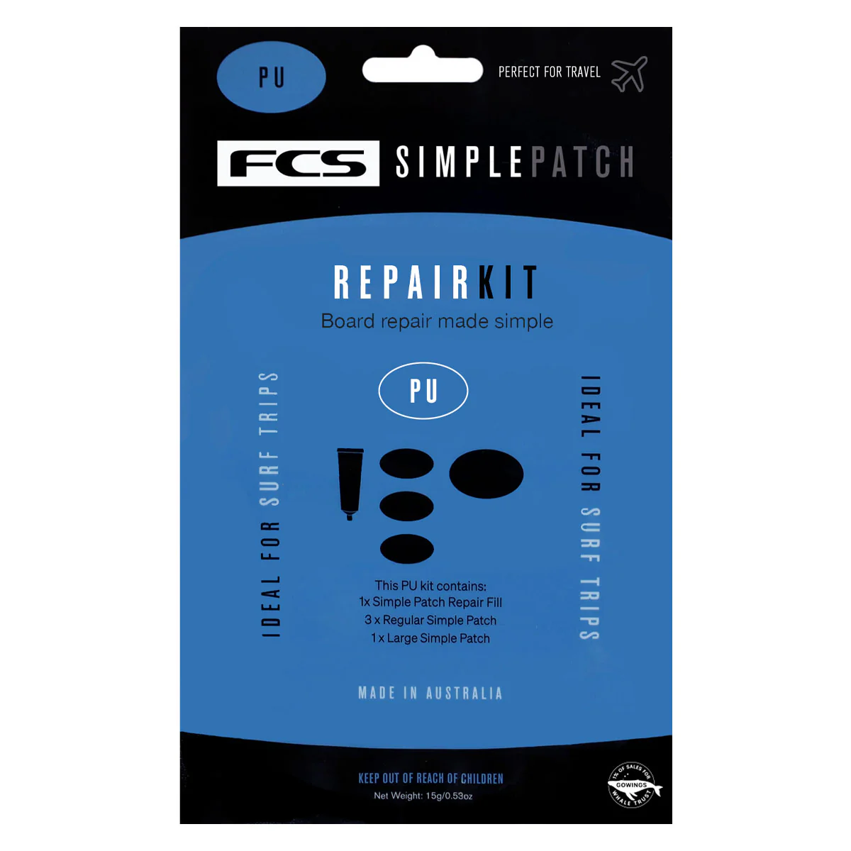 FCS Simple Patch Repair Kit - PU: imagen 1