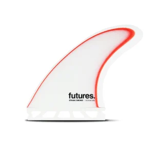 ETHAN EWING LARGE FG THRUSTER -WHITE/RED