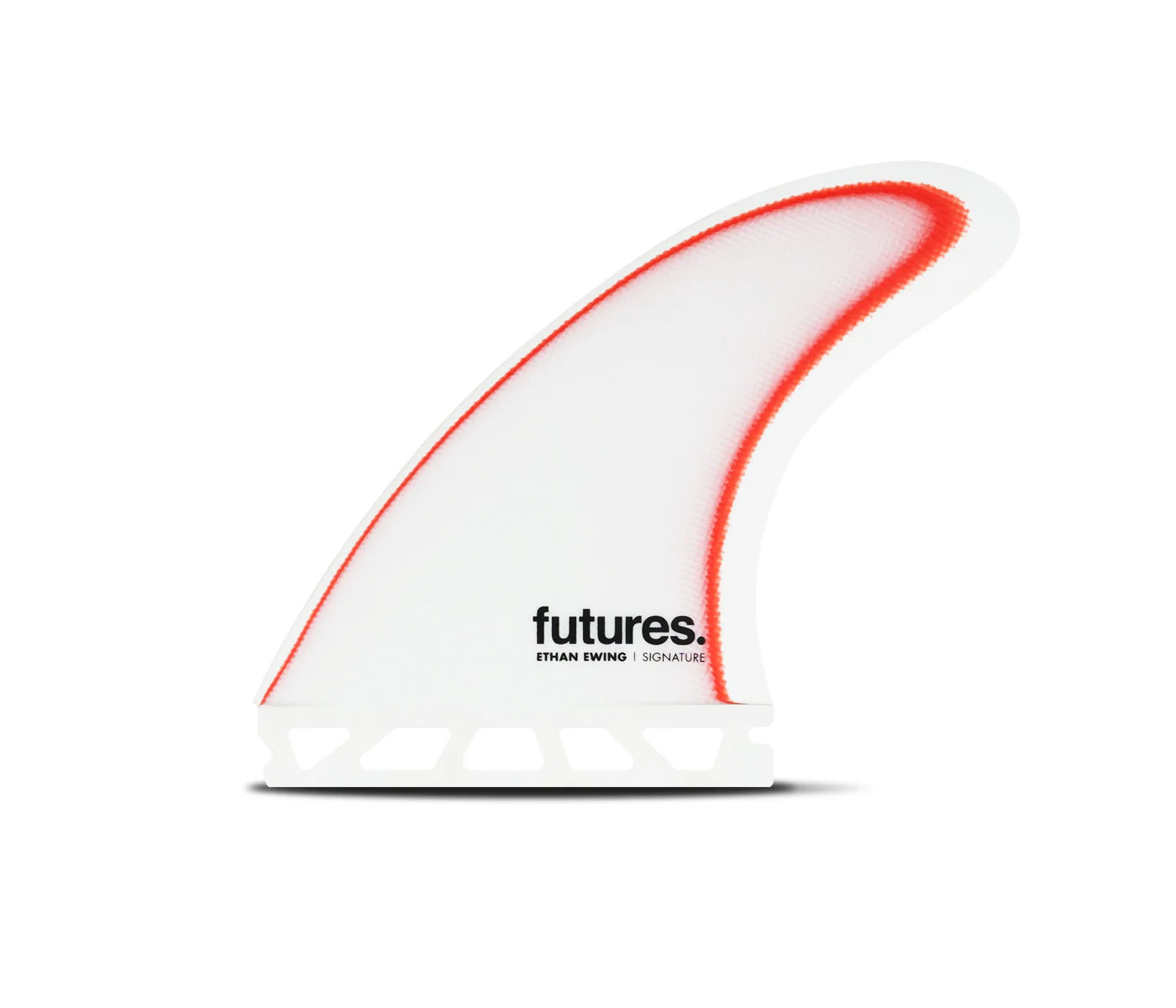 ETHAN EWING LARGE FG THRUSTER -WHITE/RED: imagen 1